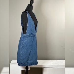 Frank & Oak Denim Pinafore Dress